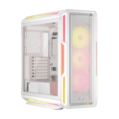 CORSAIR iCUE LINK 5000T LX RGB Mid-Tower Case - White