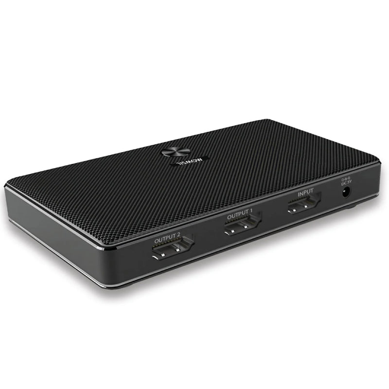 Mowsil HDMI 1-In-2 Splitter - 4K@60Hz / Black
