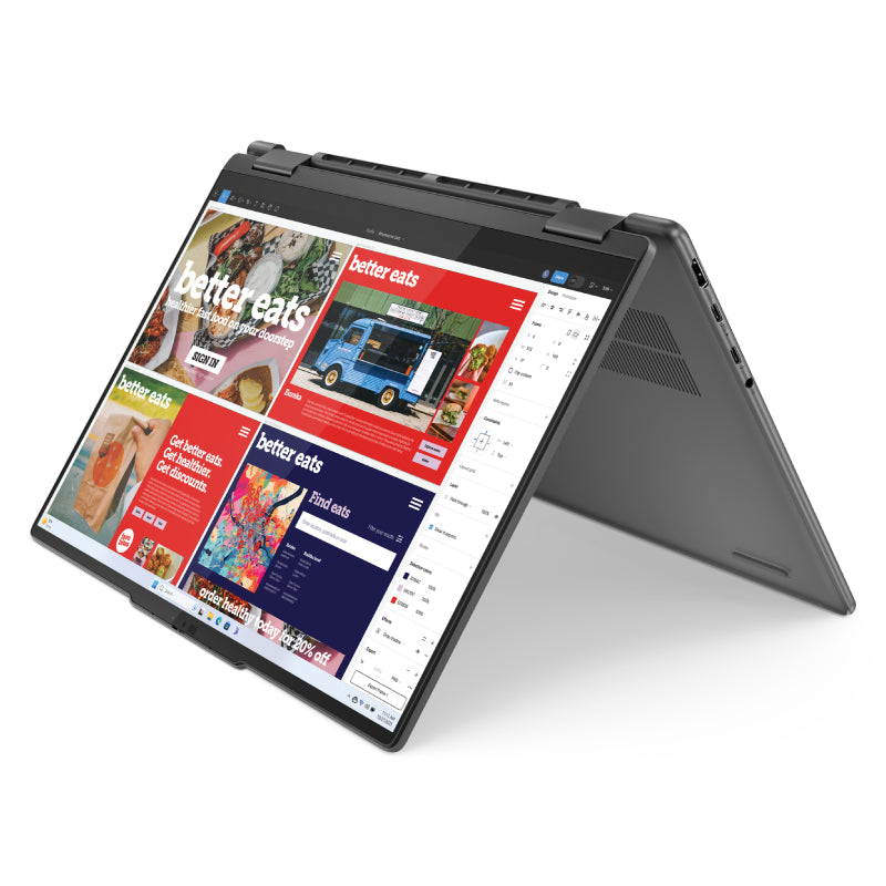 Lenovo Yoga 7 2-in-1 Gen 9 - 14.0" WUXGA Touch / Ultra 7 155H / 16GB / 1TB (NVMe M.2 SSD) / Win 11 Home / Arb/Eng / 2YW / Lenovo Digital Pen / Lenovo Yoga 14-inch Sleeve / Storm Grey - Laptop