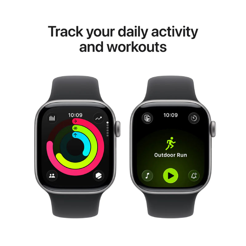 Apple Watch Series 11 - LTPO OLED / 64GB / 46mm / Bluetooth / Wi-Fi + Cellular / Medium/Large / Space Grey Aluminum