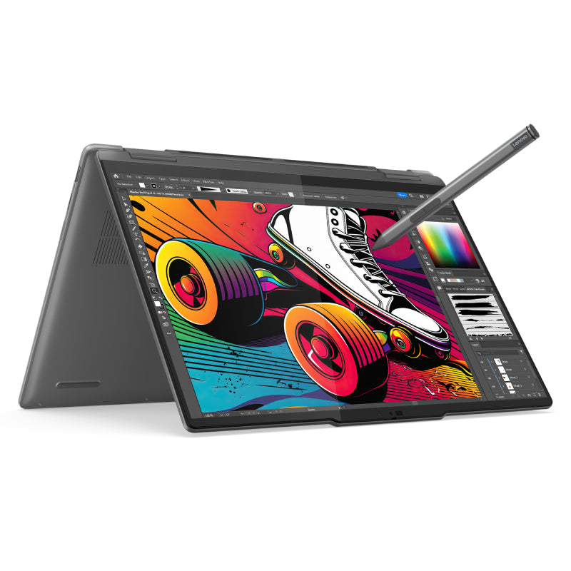 Lenovo Yoga 7 2-in-1 Gen 9 - 14.0" WUXGA / Ultra 5 125H / 16GB / 512GB (NVMe M.2 SSD) / Win 11 Home / 1YW / Lenovo Yoga 14-inch Sleeve / Storm Grey - Laptop