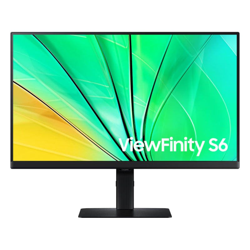 Samsung 32" ViewFinity S6 S60D Monitor - 32" QHD / Up to 100Hz / 5ms / USB / HDMI2.0 / DisplayPort 1.4 / USB / Black - Monitor