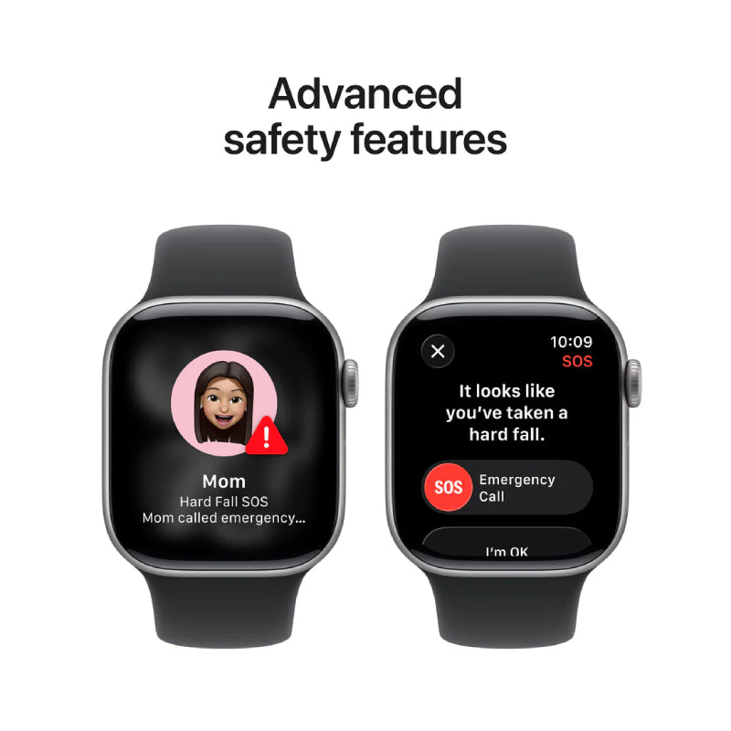 Apple Watch Series 11 - LTPO OLED / 64GB / 46mm / Bluetooth / Wi-Fi + Cellular / Medium/Large / Space Grey Aluminum