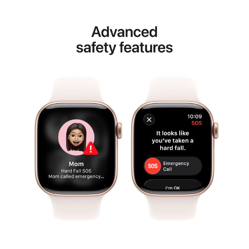 Apple Watch Series 11 - LTPO OLED / 64GB / 46mm / Bluetooth / Wi-Fi / Medium/Large / Rose Gold Aluminum Case with Light