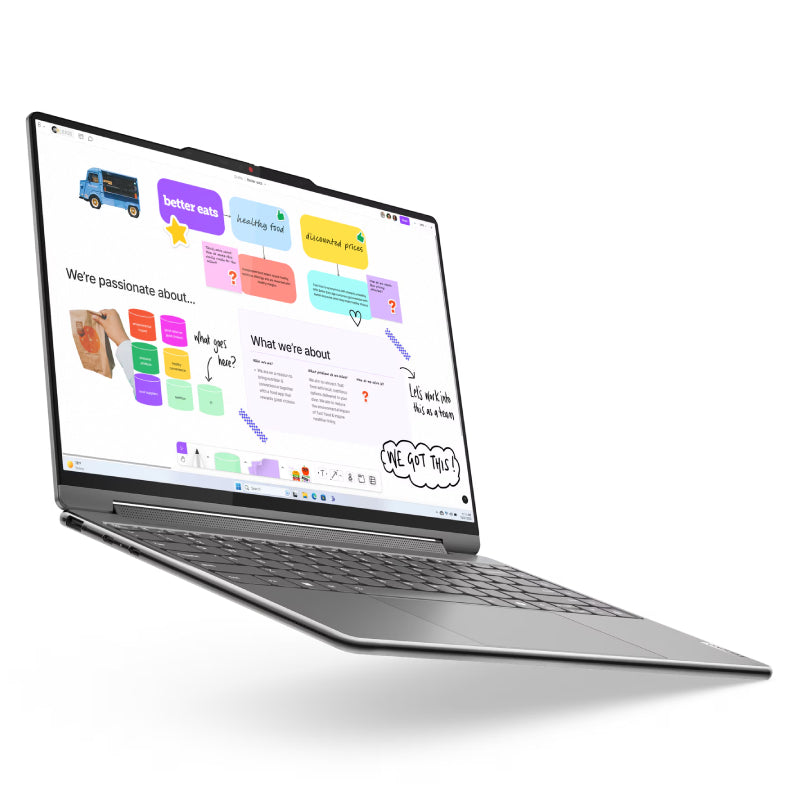 Lenovo Yoga 9 2-in-1 Gen 9 - 14.0" 4K WQUXGA / Ultra 7 155H / 16GB / 1TB (NVMe M.2 SSD) / Win 11 Home / 1YW / USB-C 3-in-1 Hub + Lenovo YOGA 14-inch Sleeve / Luna Grey - Laptop