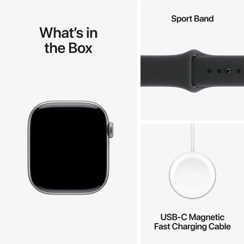 Apple Watch Series 11 - LTPO OLED / 64GB / 46mm / Bluetooth / Wi-Fi + Cellular / Medium/Large / Space Grey Aluminum