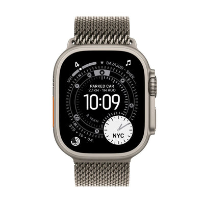Apple Watch Ultra 3 - LTPO OLED / 64GB / 49mm / Bluetooth / Wi-Fi / Cellular / Large / Natural Titanium Case with