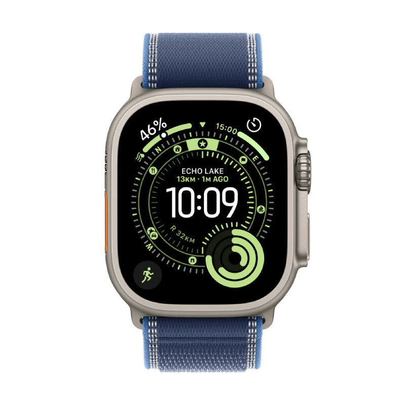 ابل ساعة ألترا 3 - LTPO OLED / 64 جيجابايت / 49 مم / بلوتوث / بلوتوث  واي-فاي / خلوي / صغير/ متوسط / حافظة طبيعي