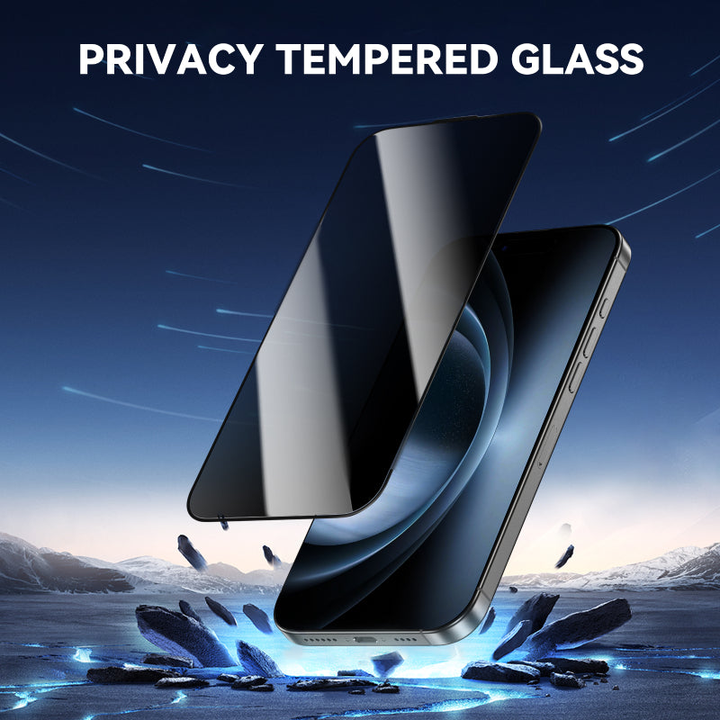 OTAO Rock Glass Anti-Privacy (Full Cover) Screen Protector for iPhone 17 Pro