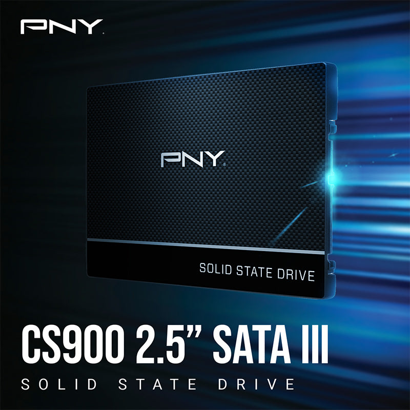 PNY CS900 SSD - 1TB / Up to 535MB/s / 2.5-inch / SATA-III - SSD (Solid State Drive)