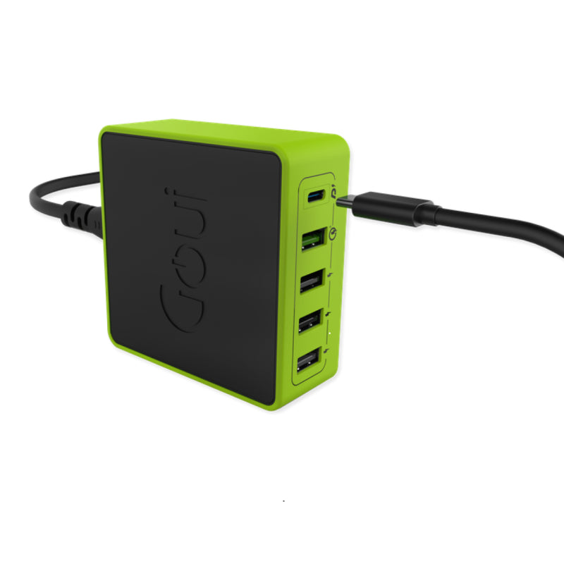 GOUI Kimba X5 PD 5-Port Desktop Charger - 36W / USB-A/USB-C / Black