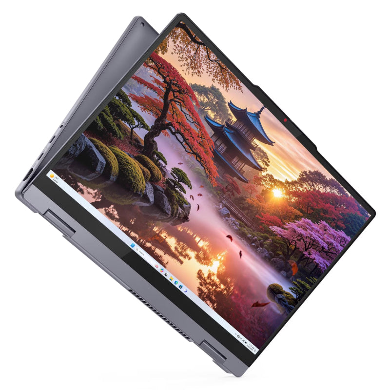 لينوفو ايديا باد 2-in-1 الجيل Copilot+ جهاز كمبيوتر  شاشة لمس OLED مقاس 14 بوصة بدقة WUXGA / معالج AMD Ryzen AI 7 350 / 24 جيجابايت  1 تيرابايت عة 1 تيرابايت  إس إس دي NVMe م.2) / ويندوز 11 هوم  ضمان سنة الإنجليزية  Luna رمادي  سماعات لينوفو (أبيض) - لابتوب
