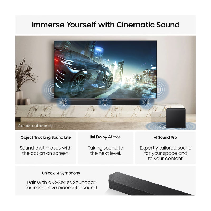 Samsung 65" Micro RGB R85H 4K Samsung Vision AI Smart TV (2026) - 65" 4K / 100 Hz / HDMI/USB/Ethernet - Smart TV