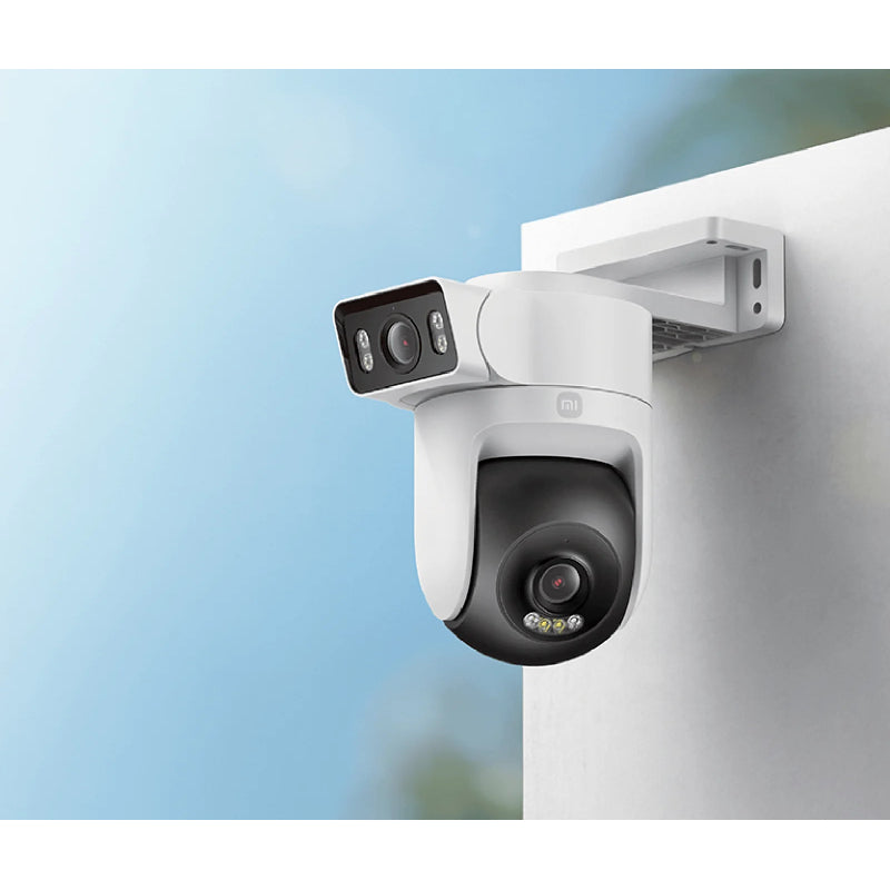 Xiaomi Outdoor Camera CW500 Dual - Dual 4MP Lens / Fixed + Pan-Tilt-Zoom (PTZ) / Two-way Intercom / Smart Full-Color Night Vision / AI Human and Vehicle Detection / Wi-Fi / White