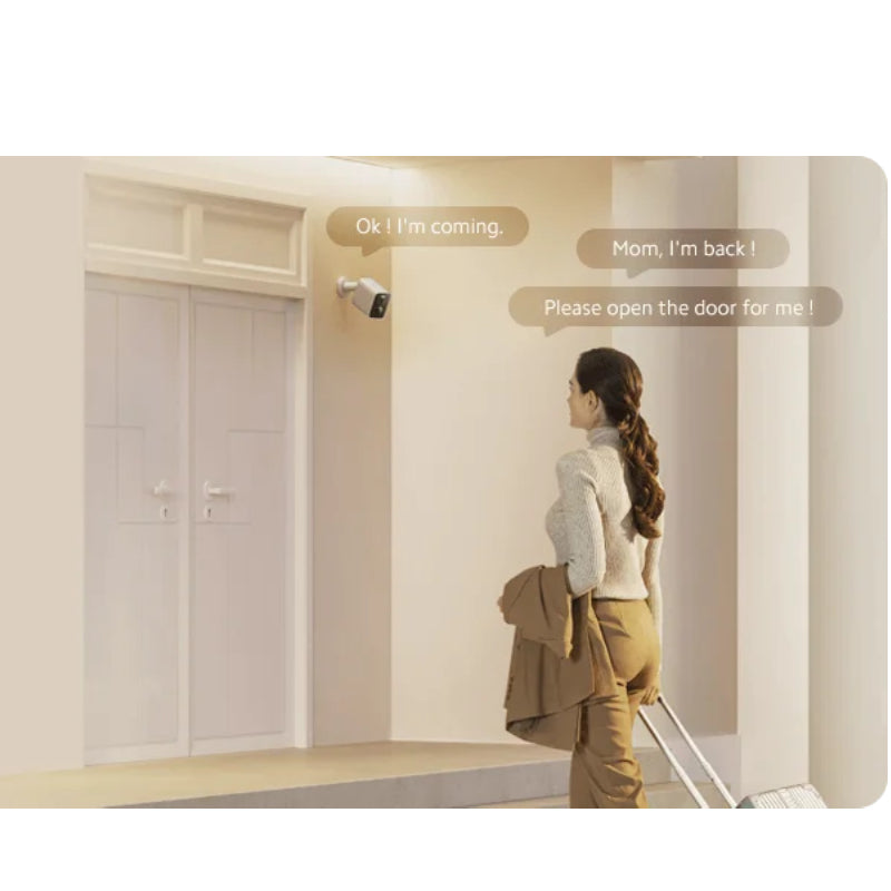 Xiaomi Outdoor Camera BW300 - 3MP / Two-way Intercom / 4900mAh / Smart Full-Color Night Vision / Human Motion Detection / White