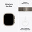 Apple Watch Ultra 2 (2024) - LTPO OLED / 64GB / 49mm / Bluetooth / Wi-Fi / Cellular / Medium / Natural Titanium Milanese Loop