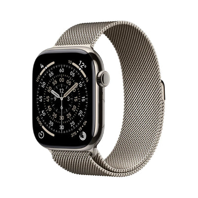 Apple Watch Series 11 - LTPO OLED / 64GB / 46mm / Bluetooth / Wi-Fi + Cellular / Small/Medium / Natural Titanium Case