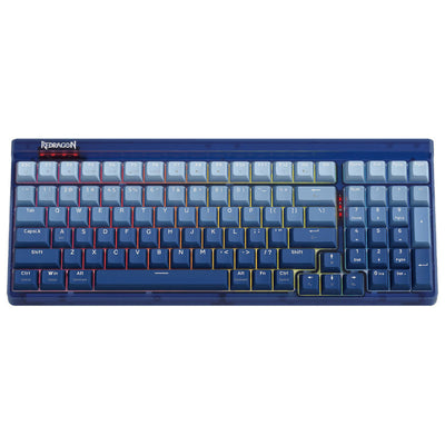 Redragon Garen K656WB-RGB-PRO 90% Mechanical Keyboard - Bluetooth / Wired / 3000mAh / Purple