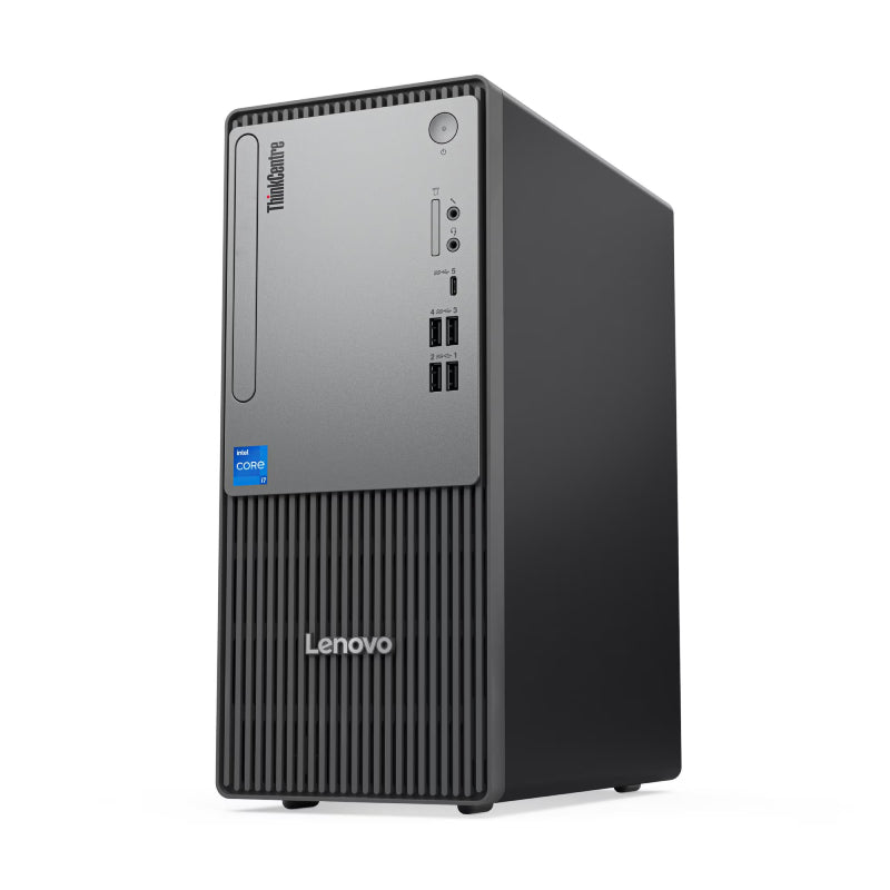 Lenovo ThinkCentre neo 50t Gen 5 - i5-14400 / 8GB / 512GB (NVMe M.2 SSD) / DOS (Without OS) / 1YW / Black - Desktop
