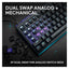 Logitech G512 X 98 Dual Swap TMR Analog / Mechanical Wired Gaming Keyboard Analog Optical Switch With LIGHTSYNC RGB - Black