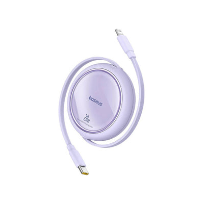 Baseus Free2Pull USB-C to Lightning Retractable Cable - 20W / Purple