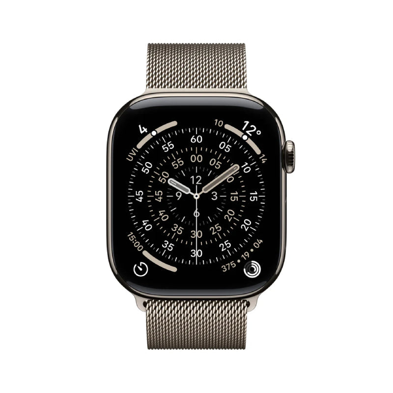 Apple Watch Series 11 - LTPO OLED / 64GB / 46mm / Bluetooth / Wi-Fi + Cellular / Medium/Large / Natural Titanium Case