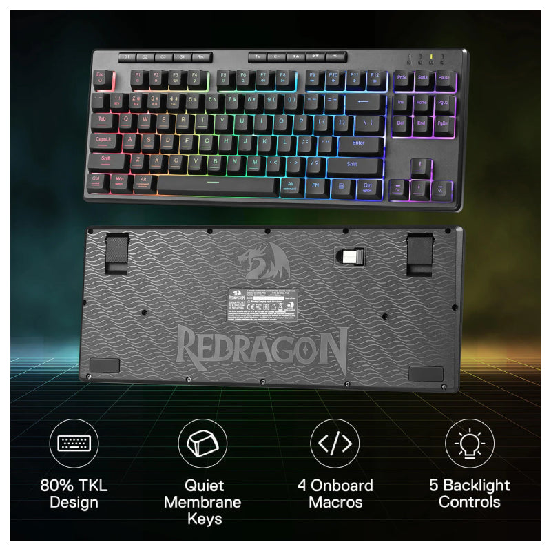 Redragon SHIVA K516 PRO - Wireless/Wired / Black
