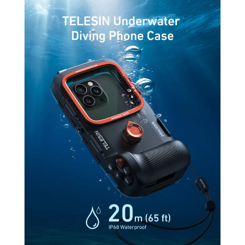 TELESIN Underwater Diving Phone Case