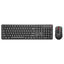 PROMATE Ergonomic Wireless Keyboard with Silent Keys and Mouse - 5000DPI
