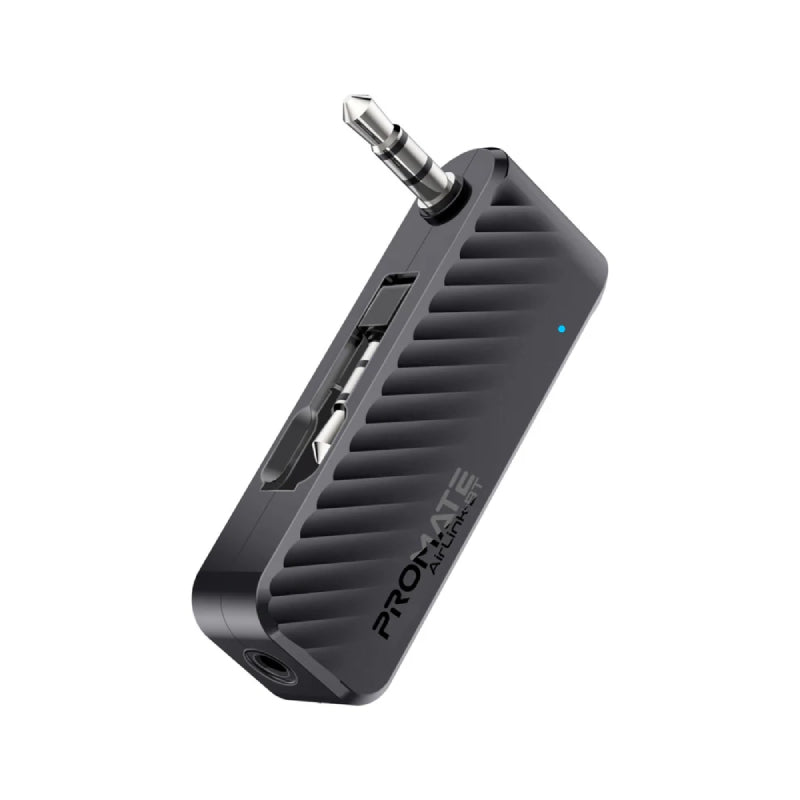 PROMATEمحول الصوت  مضغوط  إلى بلوتوث جهاز الإرسال محول  بلوتوث .3 / 3.5 مم / أسود