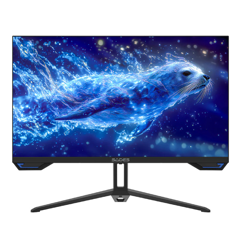 شاشة  الألعاب  SADES SL-Sealion برو شاشة  27 بوصة FHD / 1 مللي ثانية / 144 هرتز / إتش دي إم أي .1 / منفذ العرض .4 / أسود