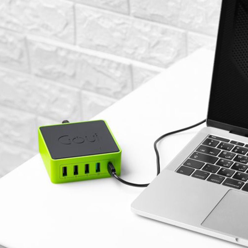 GOUI Kimba X5 PD 5-Port Desktop Charger - 36W / USB-A/USB-C / Black