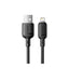 Baseus Silky USB-A to Lightning Fast Charging Cable - 2 Meters / Black