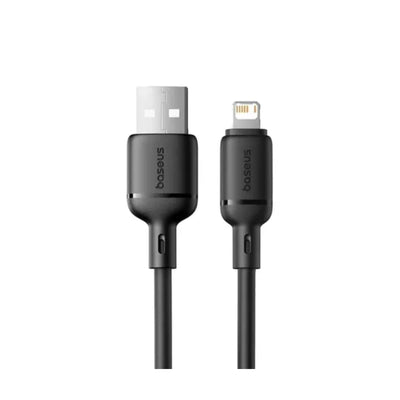 Baseus Silky USB-A to Lightning Fast Charging Cable - 1 Meter / Black