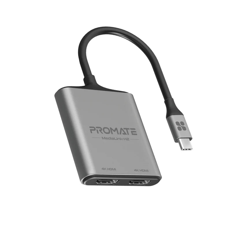PROMATE 4K High Definition USB-C to Dual HDMI Adapter – WIBI (Want IT ...