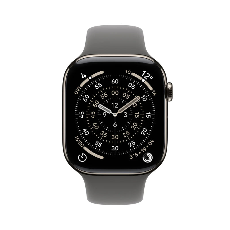 Apple Watch Series 11 - LTPO OLED / 64GB / 42mm / Bluetooth / Wi-Fi + Cellular / Medium/Large / Natural Titanium Case