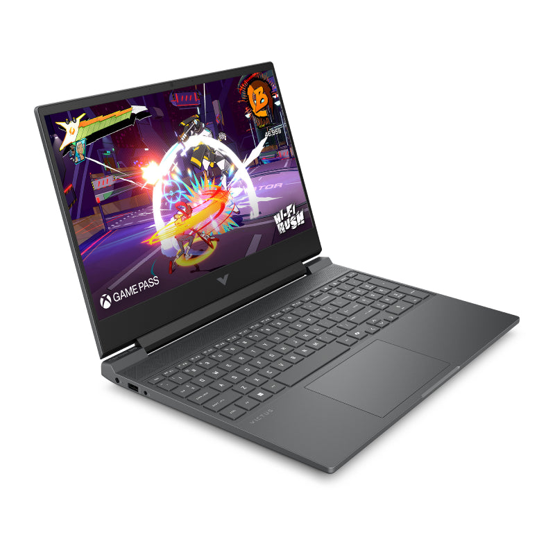 HP Victus 15-FB3025NE - 15.6" FHD / AMD Ryzen 7 7445HS / 16GB / 512GB (NVMe M.2 SSD) / RTX 3050 6GB GDDR6 / 1YW / English/Arabic Keys / Mica silver - Gaming Laptop