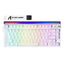 ATTACK SHARK R85 HE Rapid Trigger Keyboard Magnetic Switch with Custom Lightbox -  White Contours