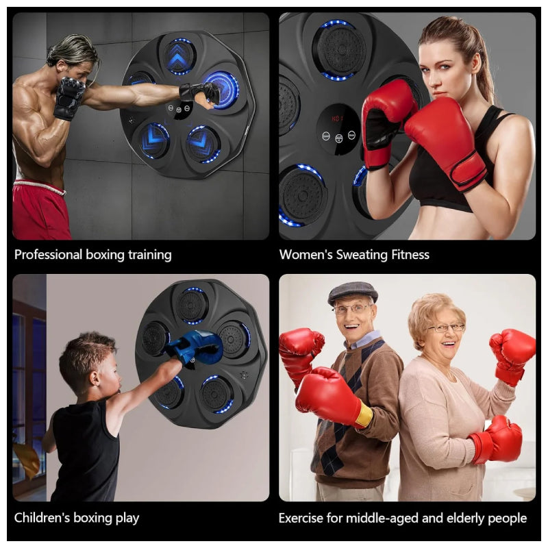 Black Bull Music Boxing Machine - for Kids & Adults
