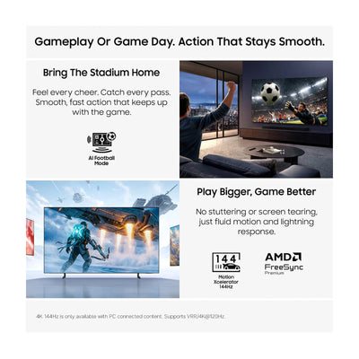 Samsung 65" Micro RGB R85H 4K Samsung Vision AI Smart TV (2026) - 65" 4K / 100 Hz / HDMI/USB/Ethernet - Smart TV