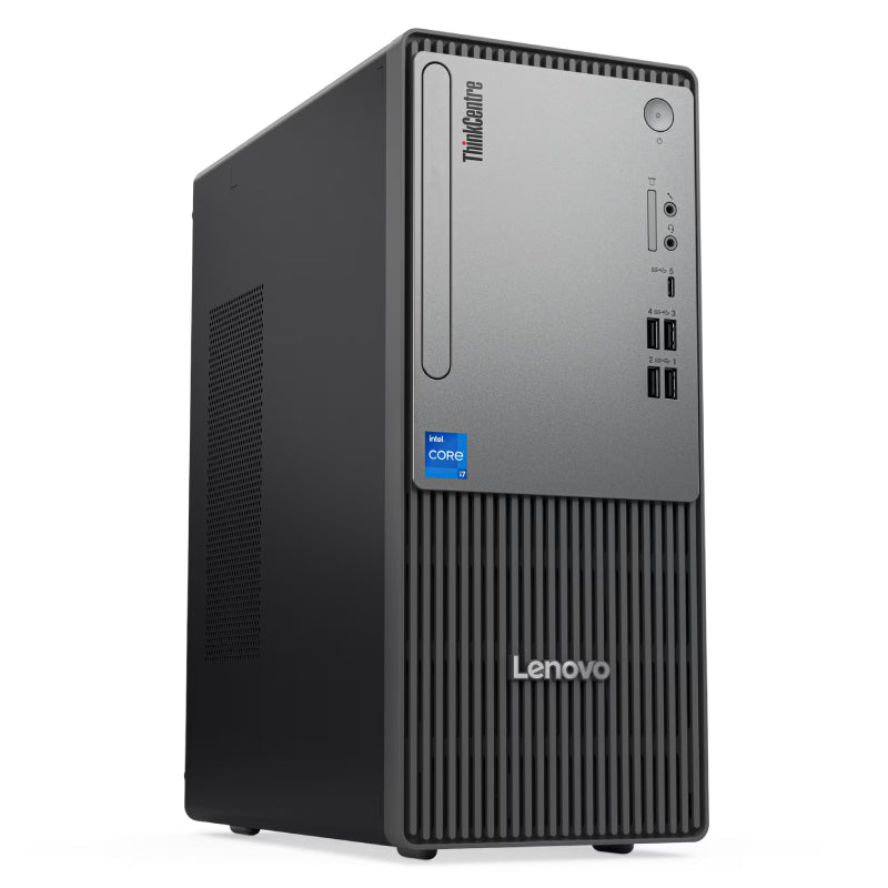 Lenovo ThinkCentre neo 50t Gen 5 - i5-14400 / 8GB / 512GB (NVMe M.2 SSD) / DOS (Without OS) / 1YW / Black - Desktop