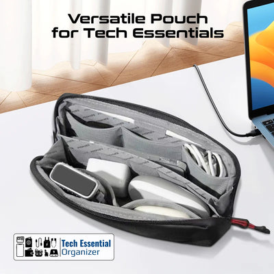 PROMATE Lightweight Tech Essential Organizer Pouch Bag - Blue