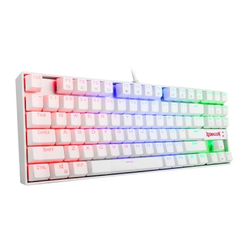 Redragon K552 KUMARA LED Backlit Mechanical Gaming Keyboard - Wired / 87 Keys / White
