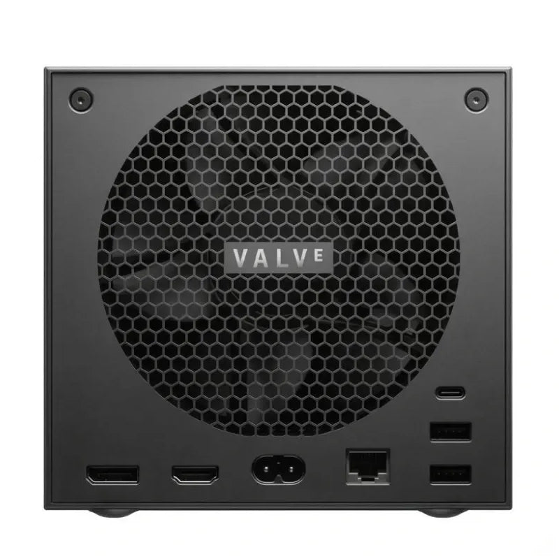 إصدار ما قبلطلب Valve Steam جهاز أنظمة جاهزة الألعاب جهاز كمبيوتر  - أنظمة شبه مخصصة AMD Zen 4 6-كور / 16 جيجابايت / 512 جيجابايت إس إس دي  / إتش دي إم أي 2.0/منفذ العرض 1.4/يو اس بي/Ethernet / أسود