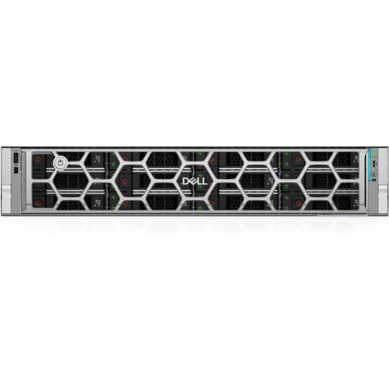 Dell PowerEdge R570 - Xeon 6511P 2.30GHz / 16-Cores / 256GB / 3.8TB SSD / 2x 1500W / Rack (2U)