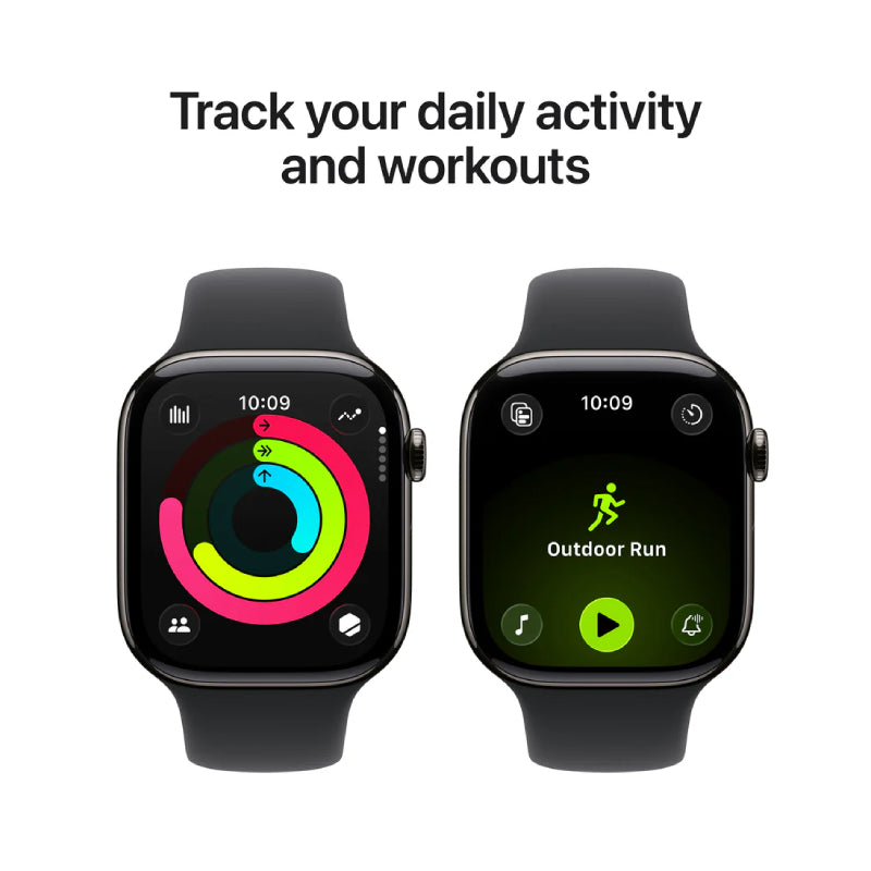 Apple Watch Series 11 - LTPO OLED / 64GB / 42mm / Bluetooth / Wi-Fi + Cellular / Small/Medium / Slate Titanium Case