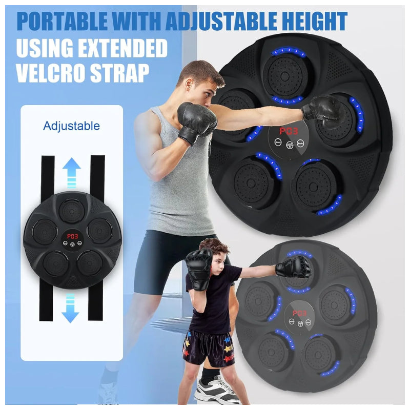 Black Bull Music Boxing Machine - for Kids & Adults
