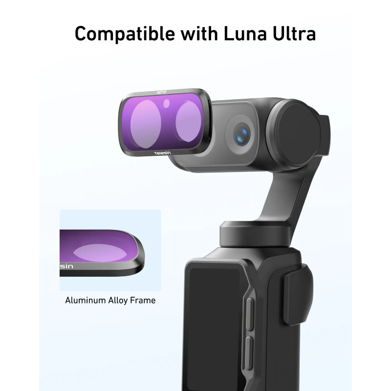 TELESIN ND4+ND16+ND64 Filter Kit for Insta360 Luna Ultra