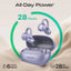 PROMATE AirClip-Pro Open Ear TWS Earbuds - Bluetooth / 500mAh / Purple