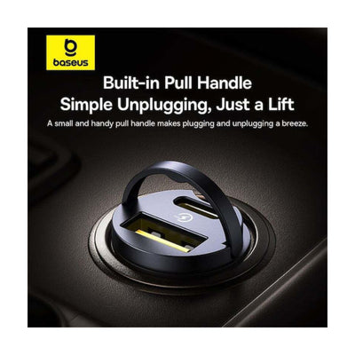 Baseus Tiny Star Mini Car Charger - 30W / Black